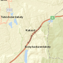 Szentgálpuszta Street Map