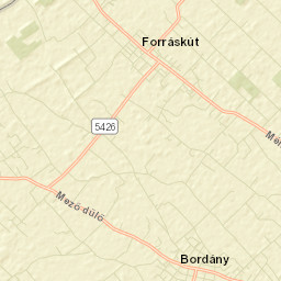 Forráskút Street Map