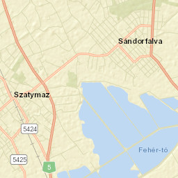 Szatymaz Street Map