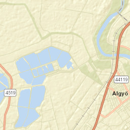 Algyő Street Map