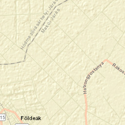 Földeák Street Map
