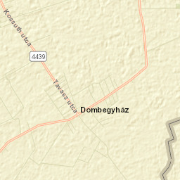 Dombegyház Street Map