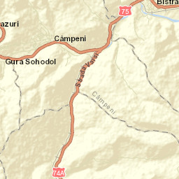 Câmpeni Street Map