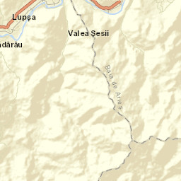 Comuna Lupşa Street Map
