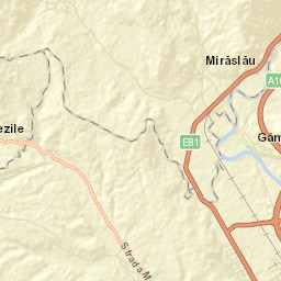 Mirăslău Street Map