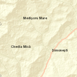 Simoneşti Street Map