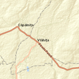 Comuna Căpâlniţa Street Map
