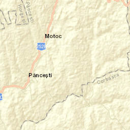 Pănceşti Street Map