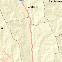 Vultureni Street Map