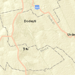 Comuna Dodeşti Street Map
