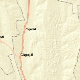 Găgeşti Street Map