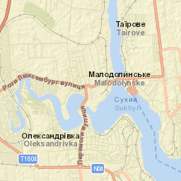 Oleksandrivka Street Map