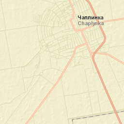 Chaplynka Street Map