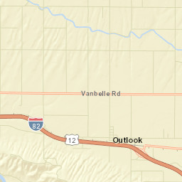 990 North Outlook Road, Outlook, WA Street Map