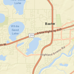 Baxter Street Map