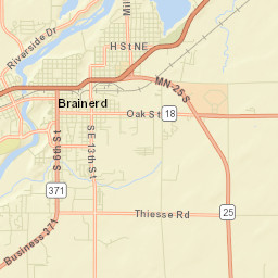 Brainerd Street Map