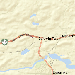 Espanola Street Map