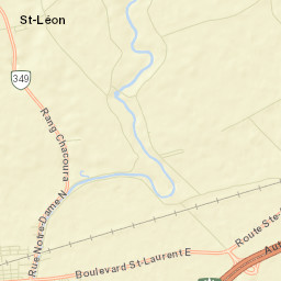 Louiseville Street Map
