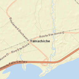 Yamachiche Street Map