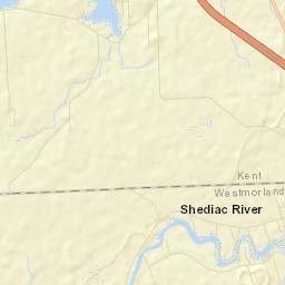 Shediac Bridge-Shediac River Street Map