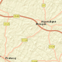 Prahecq Street Map
