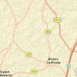 Arnac-la-Poste Street Map