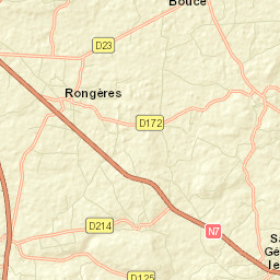 Saint-Gérand-le-Puy Street Map