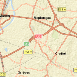 Saint-Jean-sur-Veyle Street Map