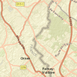 Ferney-Voltaire Street Map