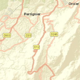 Perrignier Street Map