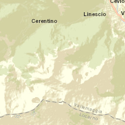 Cevio Street Map