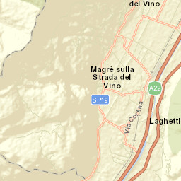 Magrè sulla Strada del Vino Street Map
