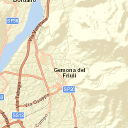 Gemona Street Map