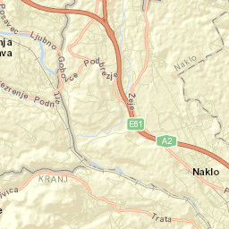 Naklo Street Map