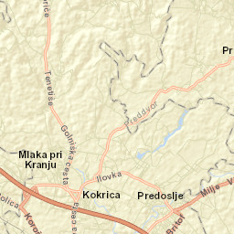 Kokrica Street Map