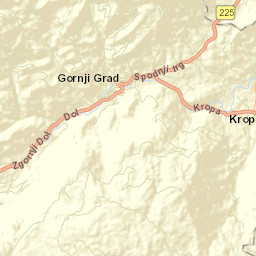 Gornji Grad Street Map