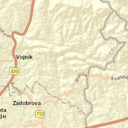 Vojnik Street Map