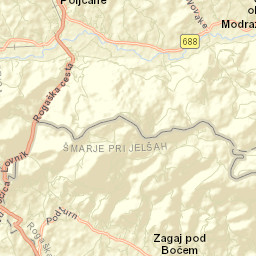 Poljčane Street Map