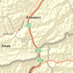 Žetale Street Map