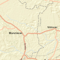 Vidovec Street Map