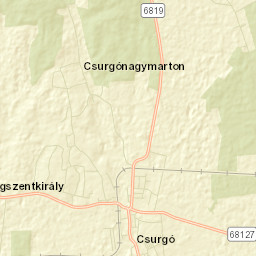 Csurgói Járás Street Map