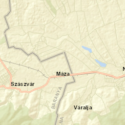 Szászvár Street Map