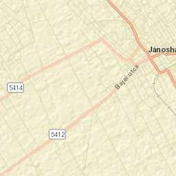 Jánoshalma Street Map