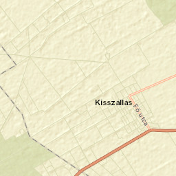 Kisszállás Street Map