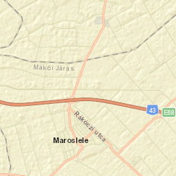 Maroslele Street Map