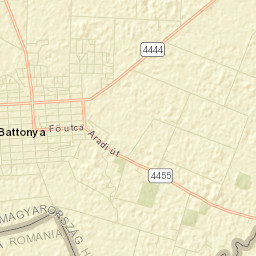 Battonya Street Map