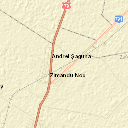 Comuna Zimandu Nou Street Map