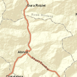 Abrud Street Map