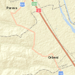 Comuna Orbeni Street Map