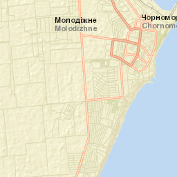 Chornomors’k Street Map